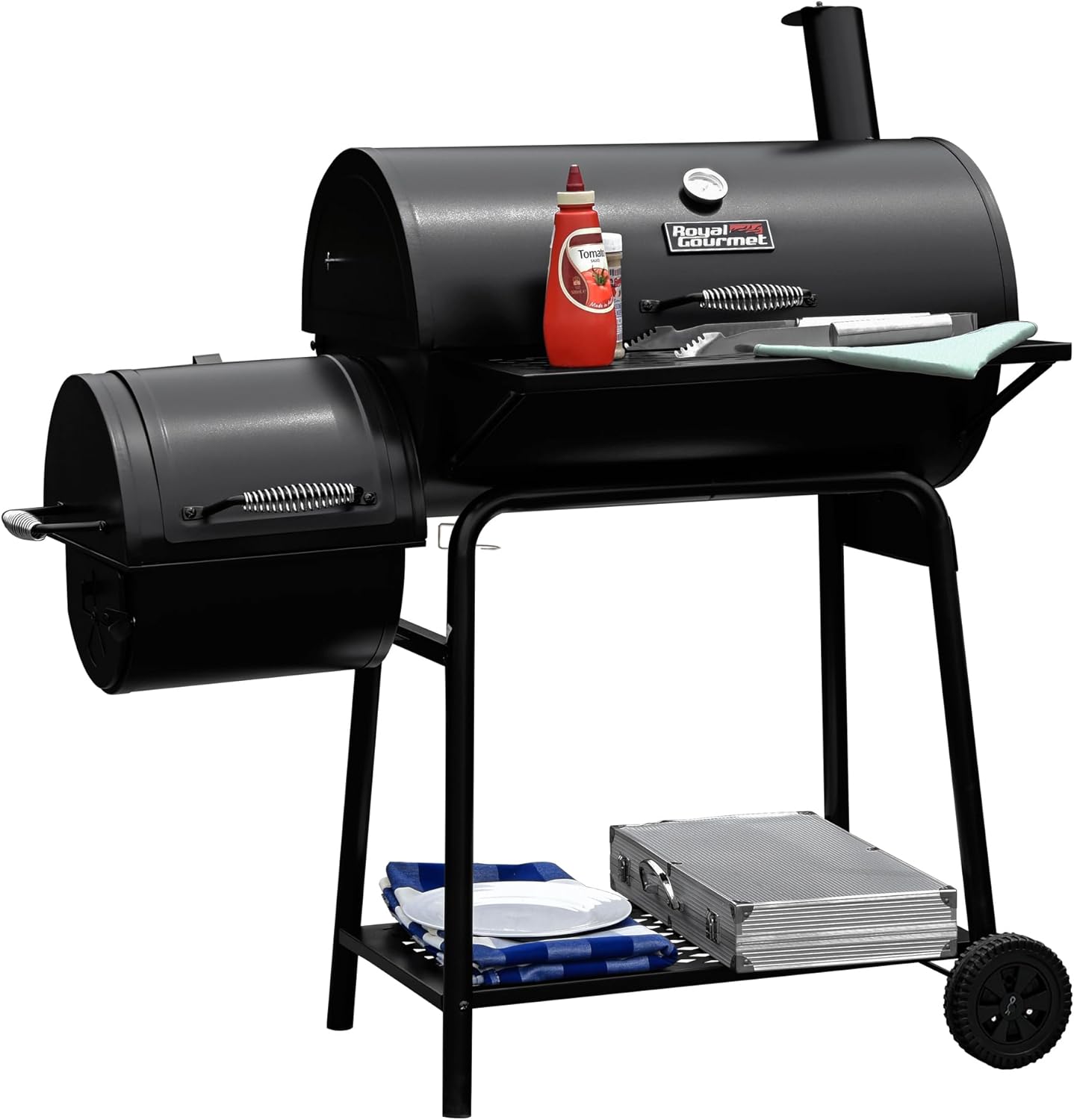 Royal Gourmet CC1830F Grill with Offset Smoker