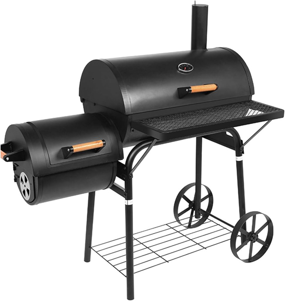 XLB-TYNFD Charcoal Grill with Offset Smoker