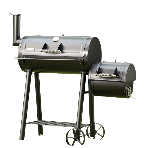 Top Offset Smoker - Sophia & William Charcoal Grill with Offset Smoker